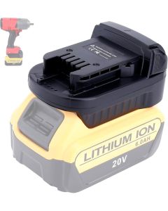 Adattatore per batteria - Utensile DeWalt 18V a Milwaukee 18V al litio
