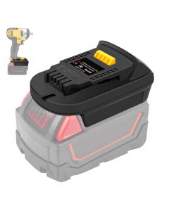 Adattatore per batteria - Milwaukee 18V a DeWalt 18V al litio