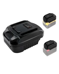Adattatore per batteria - DeWalt/Milwaukee per utensili elettrici Worx a 6 pin