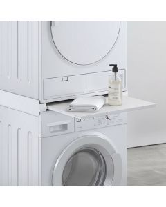 Telaio impilabile con ripiano estraibile (8 kg) per lavatrice/asciugatrice