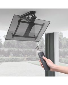 Supporto da soffitto per TV motorizzato e pieghevole con telecomando, 35 kg. 32" - 70"