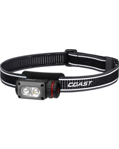 Coast WPH10R lampada frontale ricaricabile impermeabile, leggera e con magnete 1000 lumen