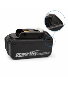 Batteria per elettroutensile Makita 18V 5Ah con ingresso/uscita USB-C - BL1850 / BL1850B Li-ion