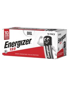 Batterie al litio Energizer CR123 – 10 pezzi
