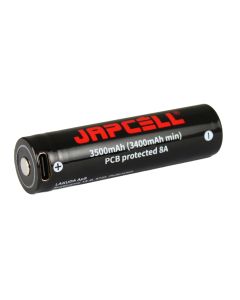 Batteria ricaricabile Li-ION JAPCELL 18650 – 3500 mAh con connettore USB-C