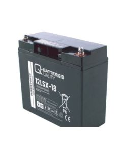 Q-Batteries 12LSX-18 Batteria AGM da 12V 18,2Ah con durata di 10 anni