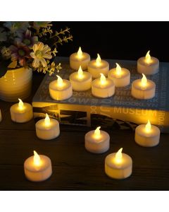 24 luci LED per il tè - Bianco