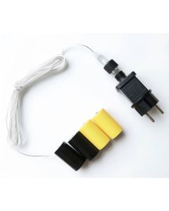 Adattatore per batterie C - sostituisce 2-3 batterie C con l'alimentazione