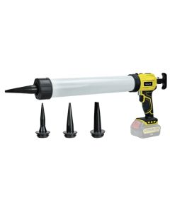Pistola per sigillanti per batteria DeWalt 18V senza batteria e caricabatterie - 600 ml (Colla morbida)