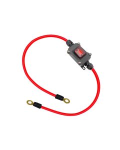 Interruttore meccanico CC 5-24V - In linea, impermeabile IP67 - 30 cm.