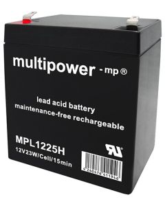 Multipower MPL1225H batteria al piombo ad alta velocità 12V - 5Ah