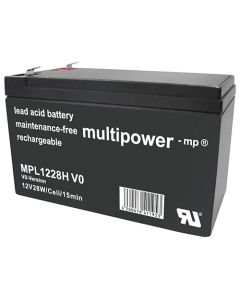 Multipower MPL1228H V0 batteria al piombo ad alta velocità 12V - 7,2Ah