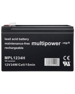 Multipower MPL1234H V0 batteria al piombo ad alta velocità 12V - 8,5Ah