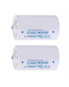 Adattatore batteria da AA a formato C - 2 pz.