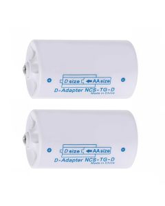 Adattatore batteria da AA a formato D - 2 pz.