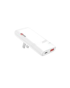 Caricabatterie da viaggio Skross USB Multiport GaN da 65 W - 1xUSB-C/1xUSB-A