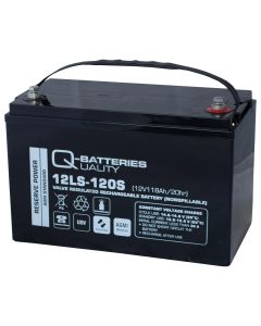 Q-Batteries 12LS-120S / 12V - 118Ah Blei Akku Standard-Typ AGM 10 Jahres Typ