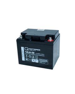 Q-Batteries 12LS-38 12V 38Ah Blei-Vlies-Akku / AGM VRLA mit VdS