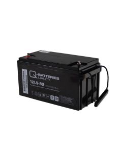 Q-Batteries 12LS-80 / 12V - 82Ah Blei Akku Standard-Typ AGM - 10 Jahres-Typ