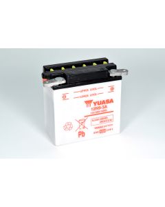 Yuasa 12N9-3A (DC) 12V Batteri til Motorcykel