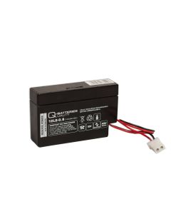 Q-Batteries 12LS-0.8 12V 0,8Ah AGM Blei-Vlies Akku mit AMP-Stecker