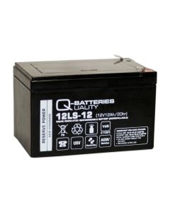 Q-Batteries 12LS-12 F1 12V 12Ah Blei-Vlies-Akku / AGM VRLA mit VdS