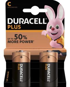 DURACELL C / MN1400 / BABY PLUS POWER BATTERIER (2 stk.)