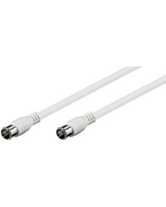 Cavo SAT, connettore F - attacco rapido, bianco, 1,5 m