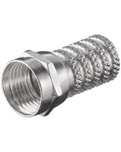 Connettore F a vite 6,0 mm - Zinco-nichel