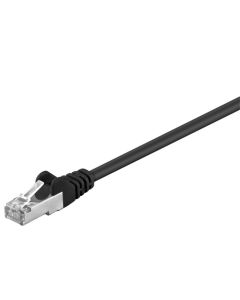 Cavo patch CAT 5e, SF/UTP, nero, 1 m