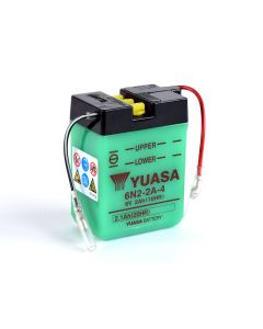 Yuasa 6N2-2A-4 (DC) 6V Batteri til Motorcykel