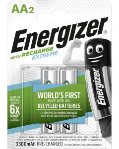 Batterie Energizer Recharge Extreme AA 2300mAh (confezione da 2)