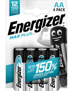 Energizer Max Plus AA/E91 (4 pezzi in blister)