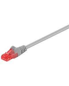 Cavo patch CAT 6, U/UTP, grigio, 0,25 m