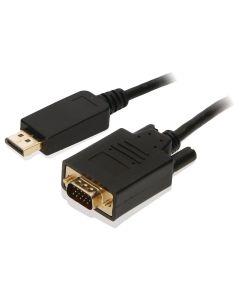 2-Power Displayport til DVI Kabel - 1m