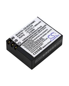 Akku für ACTIVEON kamera CX - 600mAh