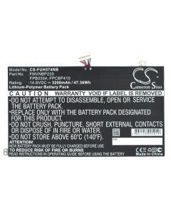 Batterie für Fujitsu Lifebook UH574 Laptop - 14,8V (kompatibel)