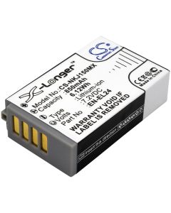 Akku für Nikon kamera 1 J5 - 850mAh