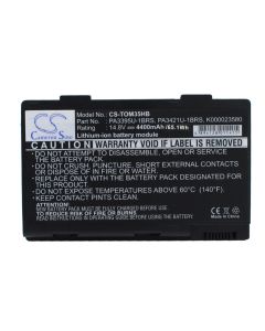 Batterie für Toshiba Satellite M30X Laptop - 14,8V (kompatibel)