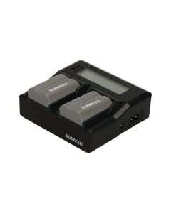 Duracell batterioplader til Canon BP-511 med 2 ladekanaler