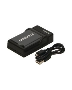 Duracell DRF5982 Batterilader Til Fujifilm NP-48, NP-50, Pentax D-LI68, Kodak KLIC-7004
