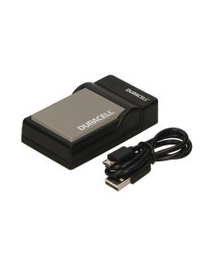 Duracell DRO5945 batterilader til Olympus BLS-1, BLS-5, Fujifilm NP-140