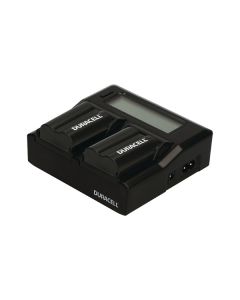 Duracell batterioplader til Panasonic CGA-S006 med 2 ladekanaler
