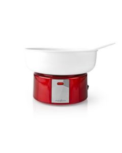 Nedis, macchina per lo zucchero filato, 500 W, rosso/bianco stile vintage