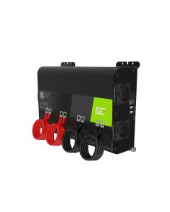 Green Cell Pro Inverter per auto da 12V a 230V, 2000W/4000W Pure Sine