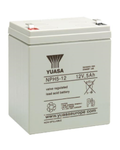 YUASA NPH5-12 Blybatteri (High Drain)