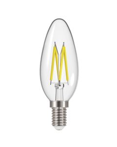 Energizer LED lampadina a candela 4W (470lm), 2700K, Bianco caldo