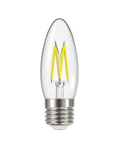 Energizer E27 LED lampadina a candela 4W (470lm), 2700K, Bianco caldo
