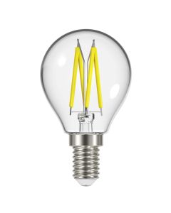 Energizer E14 LED lampadina a sfera 4W (470lm), 2700K, Bianco caldo