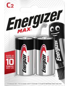 Pile Energizer Max C / E93 (2 pezzi in blister)